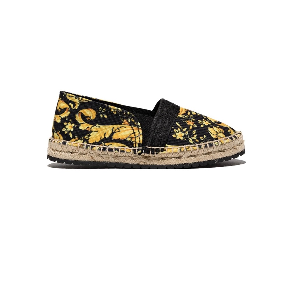 Versace kids Barocco print espadrilles EU size 38 ( US size big kids 5.5)